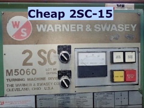 Warner & Swasey 2 SC 15 1980