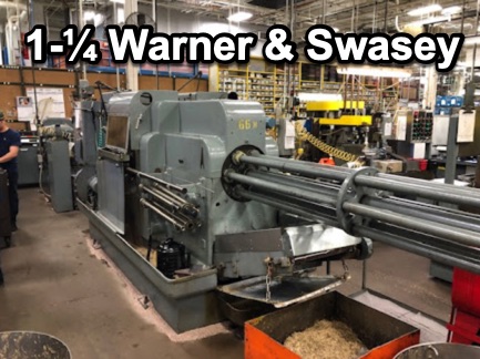 Warner & Swasey 1-1/4