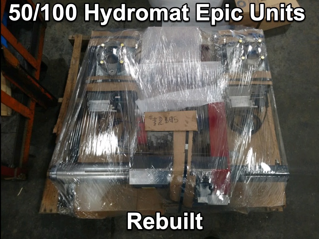  Hydromat Epic 50/100 Unit Tooling and Attachments  