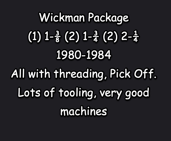 Wickman 6 Spindle 2000