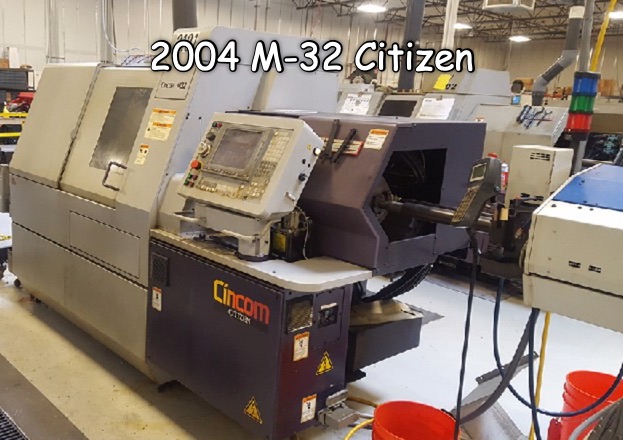  Citizen C-32 VIII Lathe - CNC 32mm 2004