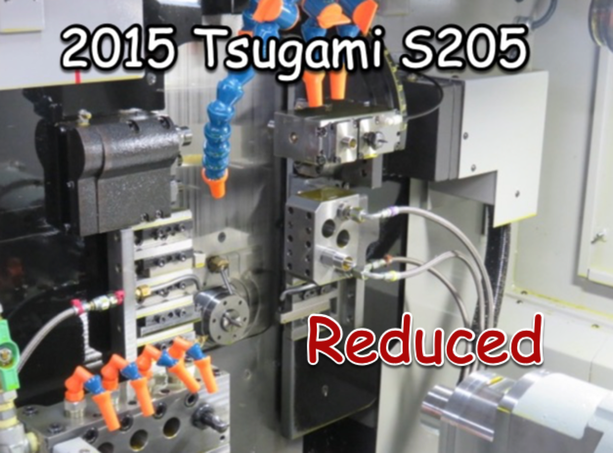  Tsugami S205 Lathe - CNC 20mm 2015