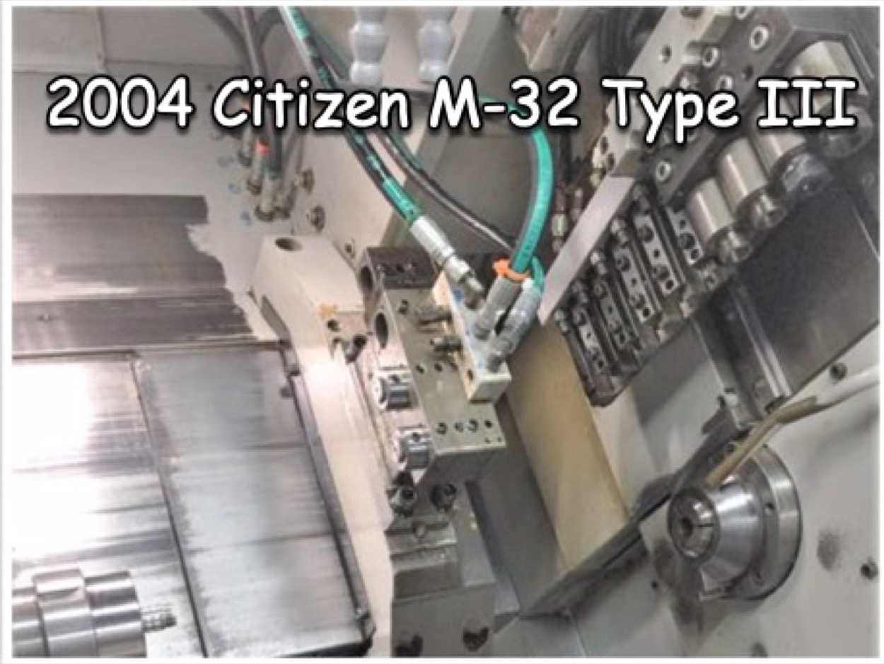  Citizen M-32 III Lathe - CNC 32mm 2004