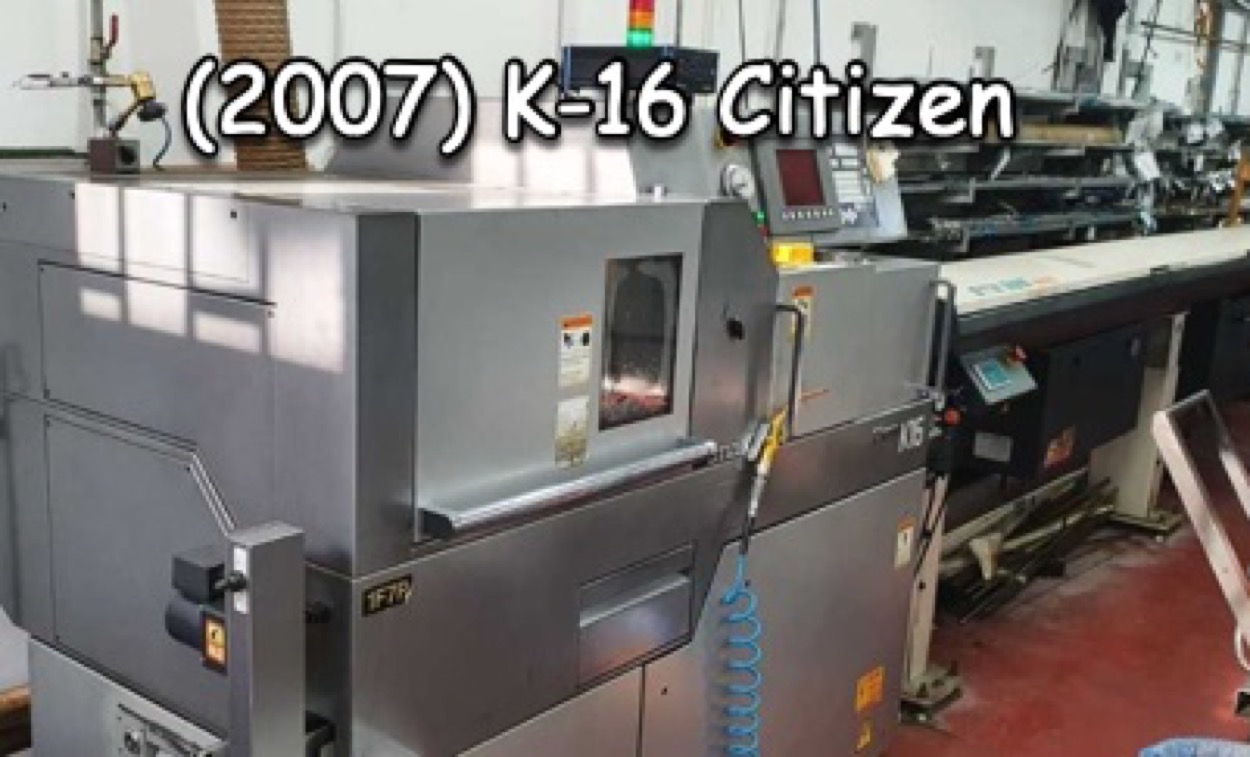  Citizen K-16 VII Lathe - CNC 16mm 2007