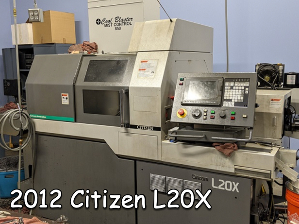  Citizen L-20E IX Lathe - CNC 20mm 2012