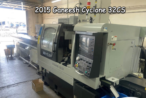  Ganesh Cyclone 32CS Lathe - CNC 32mm 2015