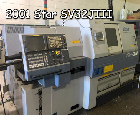  Star SV-32JII Lathe - CNC 32mm 2001