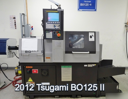  Tsugami BO125 II Lathe - CNC  2012