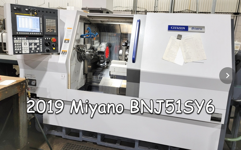  Miyanomatic BNJ 51SY6 Lathe - CNC  2017