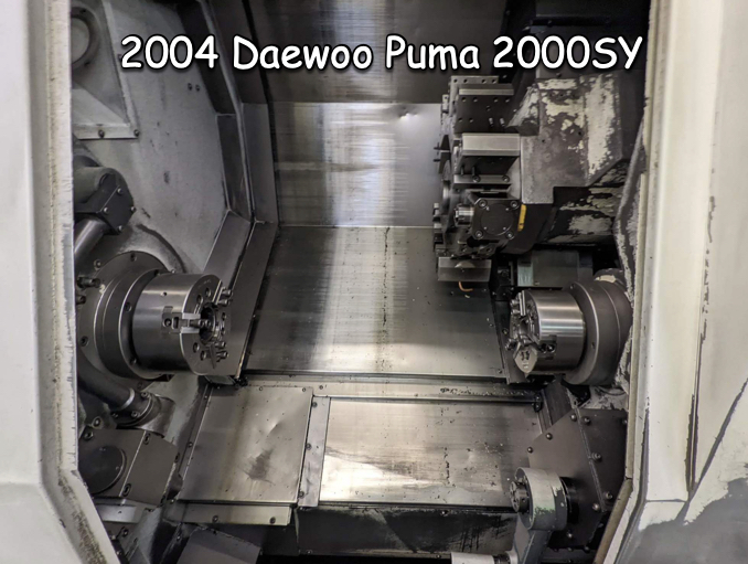  Daewoo Doosan 2000SY Lathe - CNC  2004