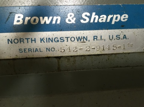 Brown & Sharpe #2 RS Ultramatic 0